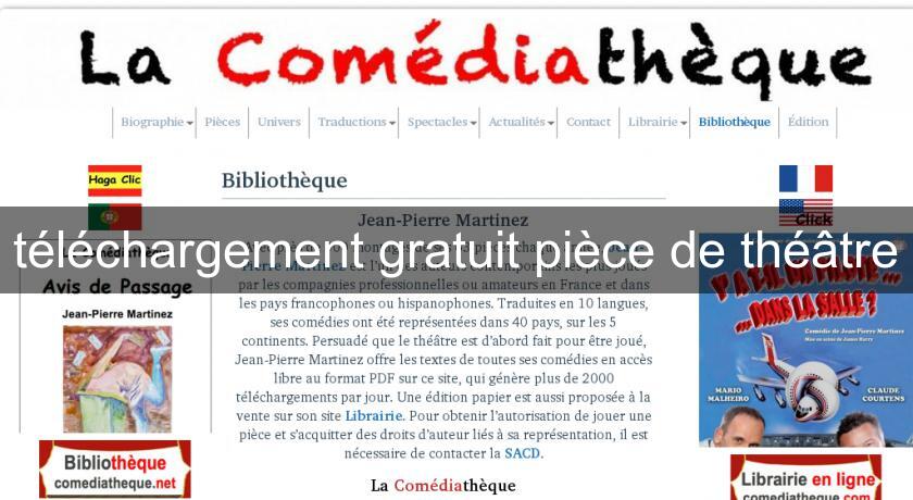 téléchargement gratuit pièce de théâtre téléchargement gratuit pièce de théâtre