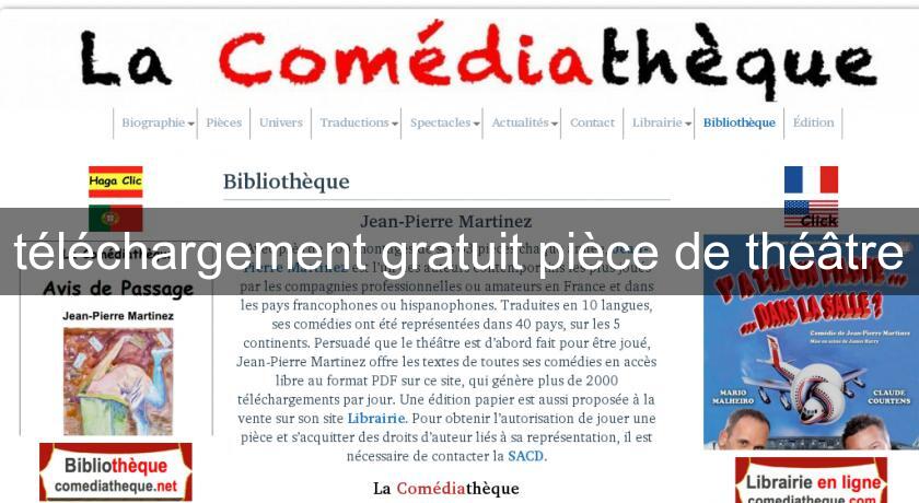 téléchargement gratuit pièce de théâtre