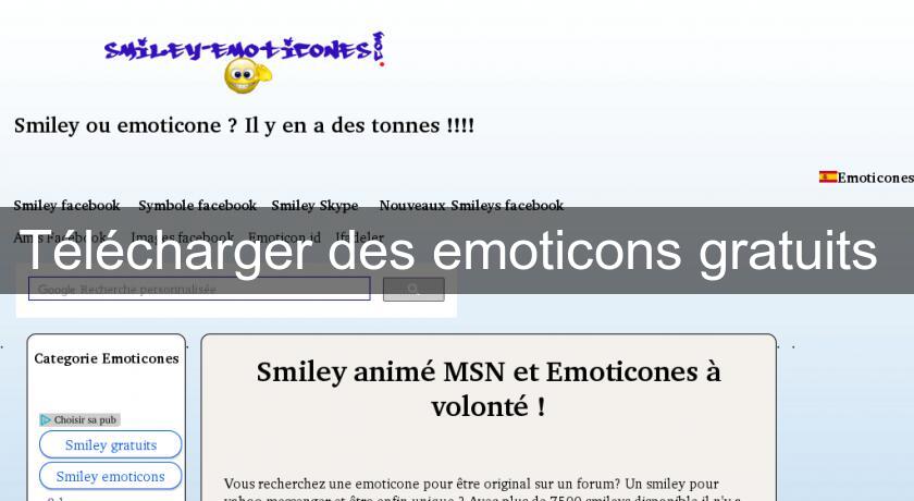 Télécharger des emoticons gratuits 