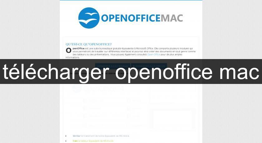 télécharger openoffice mac