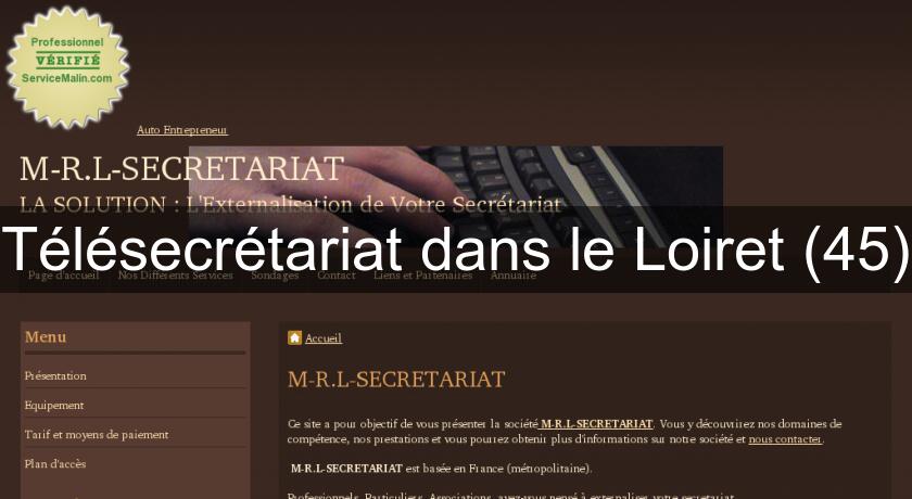 Télésecrétariat dans le Loiret (45)