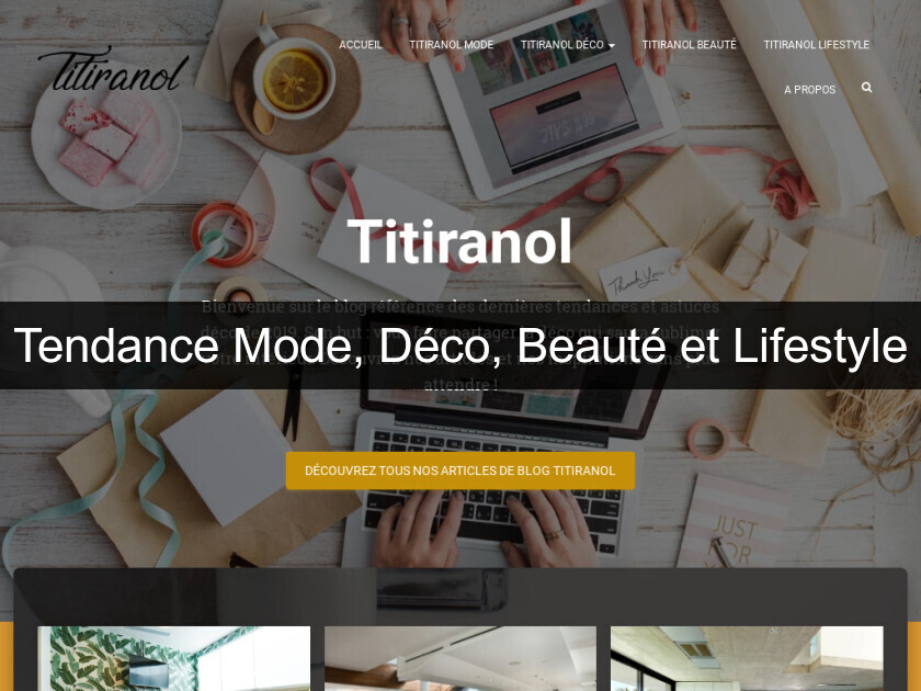 Tendance Mode, Déco, Beauté et Lifestyle Tendance Mode, Déco, Beauté et Lifestyle
