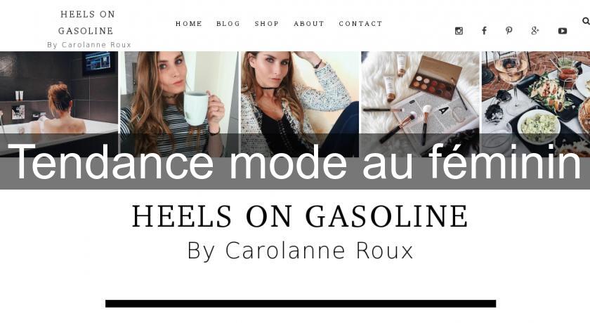 Tendance mode au féminin