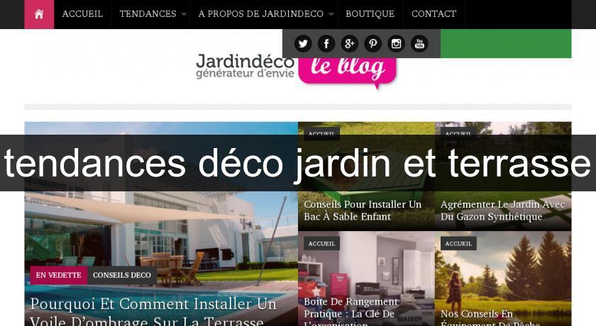 tendances déco jardin et terrasse