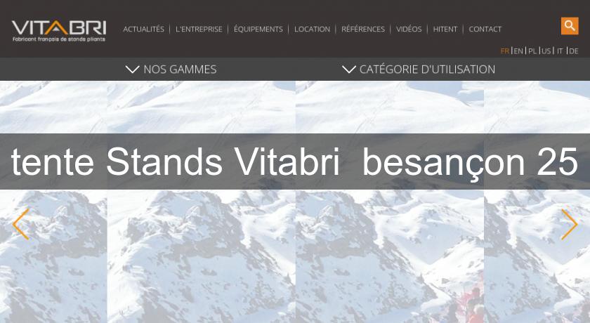 tente Stands Vitabri  besançon 25