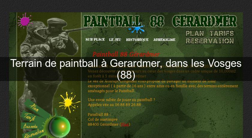 Terrain de paintball à Gerardmer, dans les Vosges (88) Terrain de paintball à Gerardmer, dans les Vosges (88)