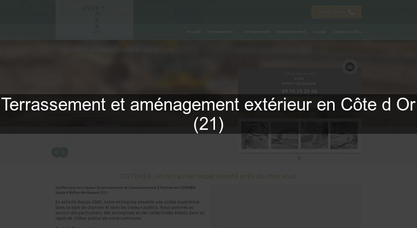 Terrassement et aménagement extérieur en Côte d'Or (21)