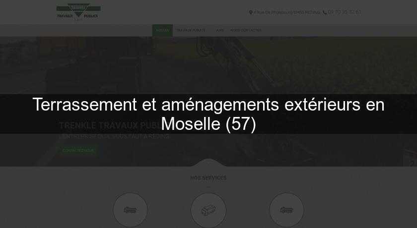 Terrassement et aménagements extérieurs en Moselle (57) Terrassement et aménagements extérieurs en Moselle (57)