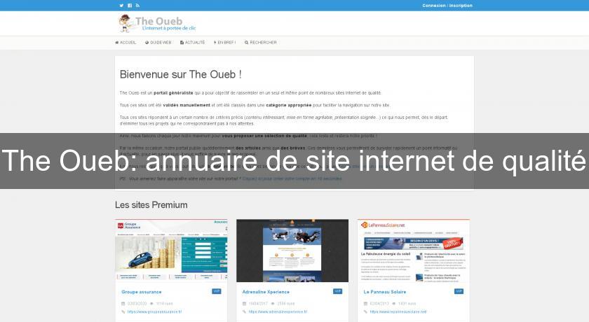 The Oueb: annuaire de site internet de qualité