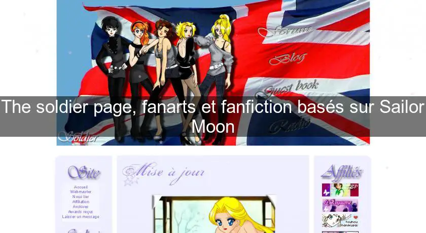 The soldier page, fanarts et fanfiction basés sur Sailor Moon