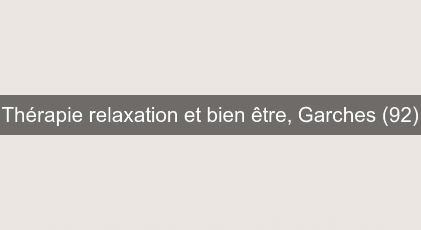Thérapie relaxation et bien être, Garches (92)
