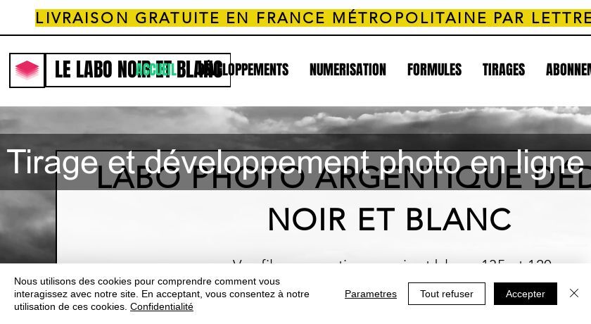 Tirage et développement photo en ligne