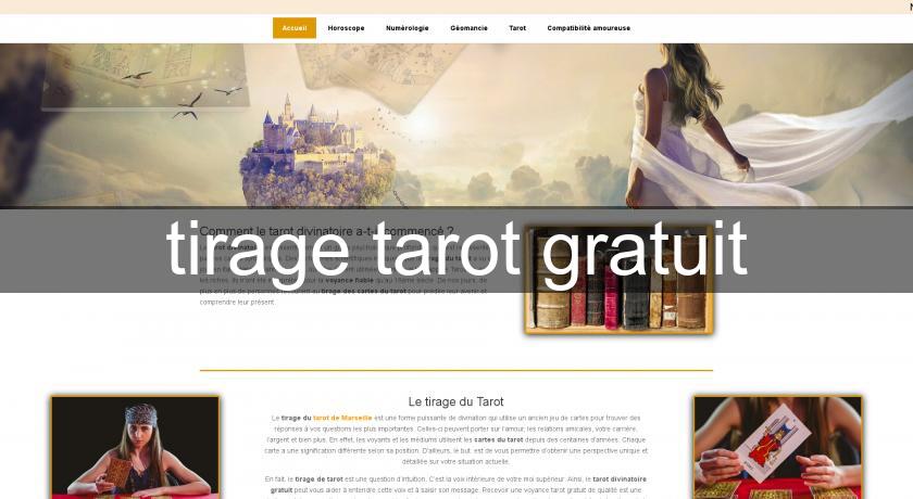 tirage tarot gratuit tirage tarot gratuit