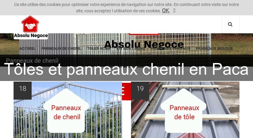 Tôles et panneaux chenil en Paca Tôles et panneaux chenil en Paca