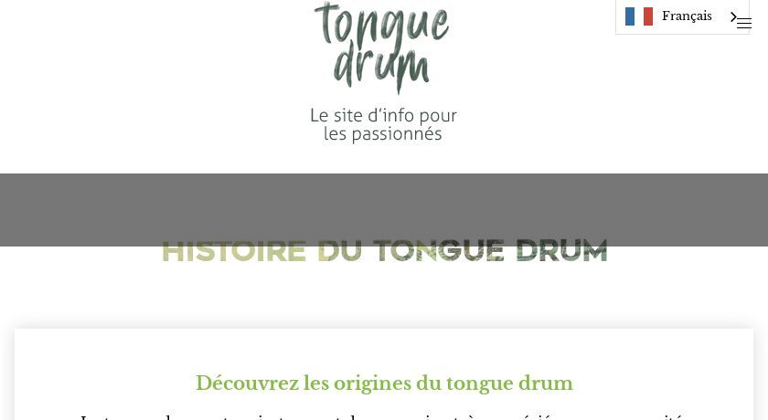 Tongue Drum francophone Tongue Drum francophone