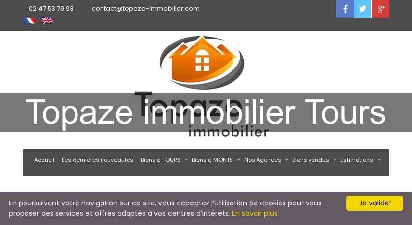 Topaze immobilier Tours