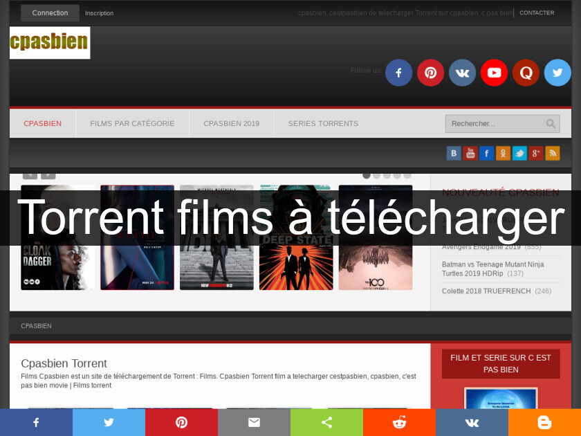 Torrent films à télécharger Torrent films à télécharger