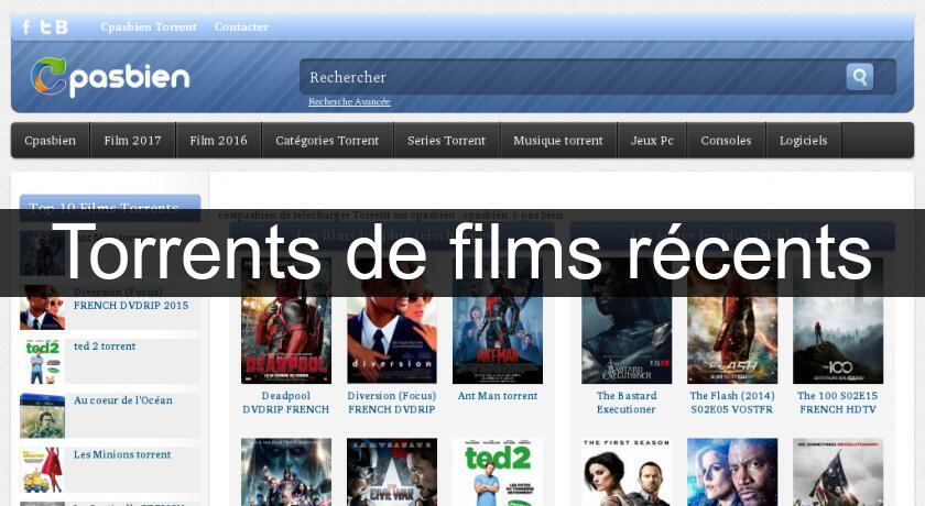 Torrents de films récents