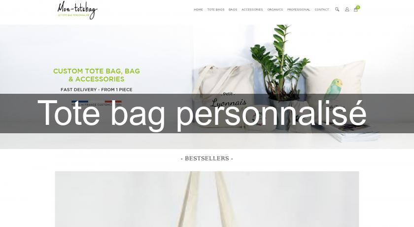 Tote bag personnalisé Tote bag personnalisé