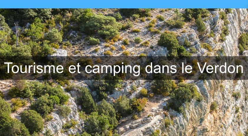 Tourisme et camping dans le Verdon