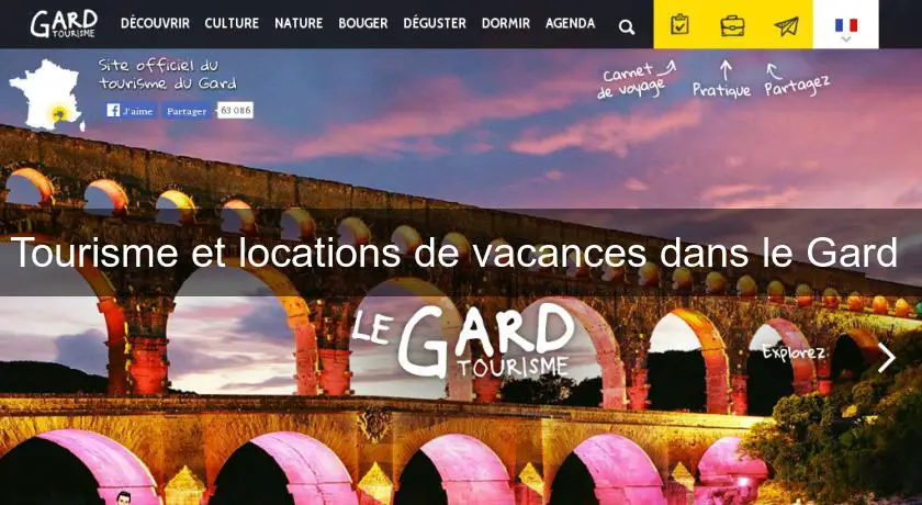 Tourisme et locations de vacances dans le Gard 
