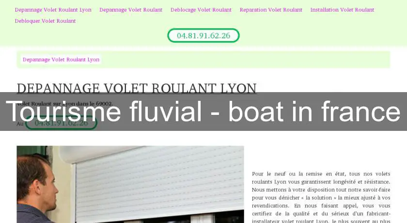 Tourisme fluvial - boat in france