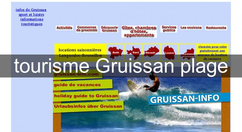 tourisme Gruissan plage tourisme Gruissan plage