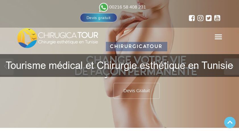 Tourisme médical et Chirurgie esthétique en Tunisie Tourisme médical et Chirurgie esthétique en Tunisie