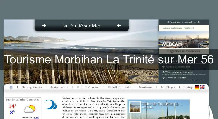 Tourisme Morbihan La Trinité sur Mer 56