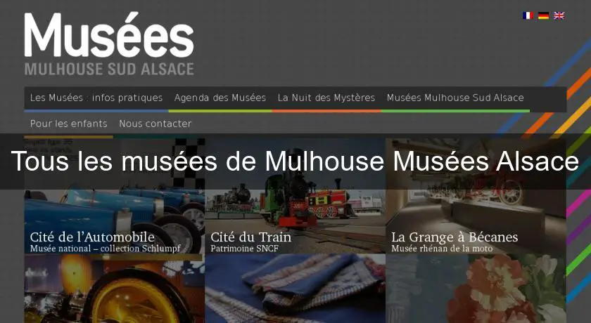 Tous les musées de Mulhouse Musées Alsace