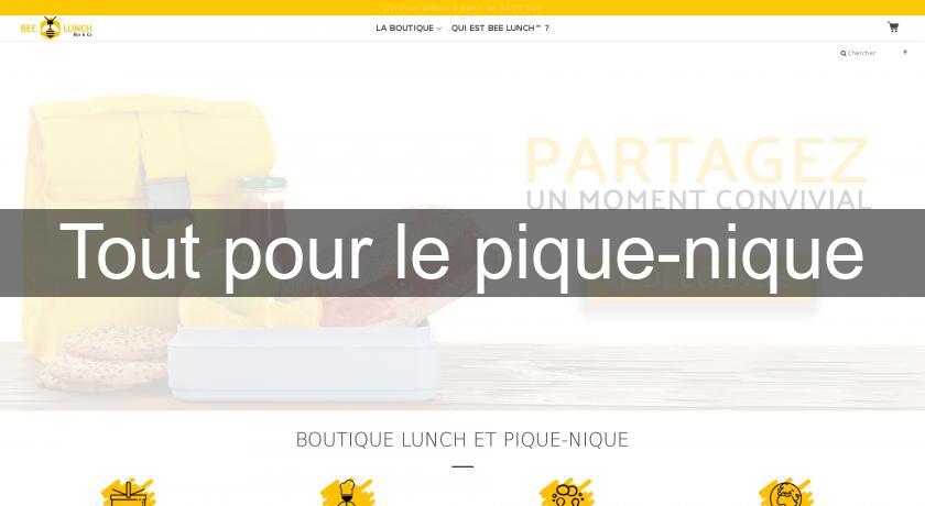 Tout pour le pique-nique Tout pour le pique-nique