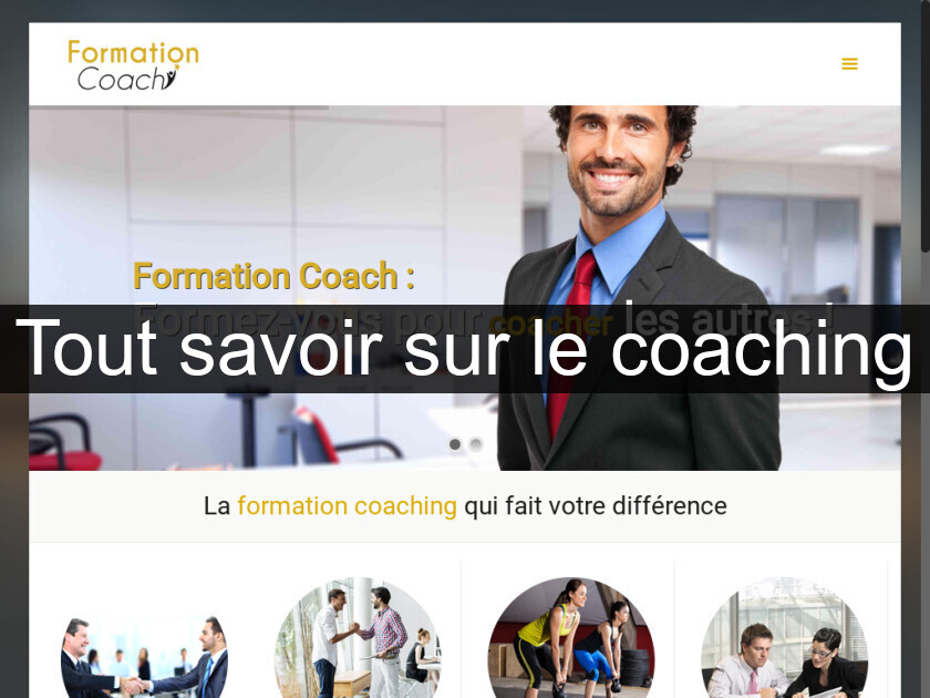Tout savoir sur le coaching Tout savoir sur le coaching
