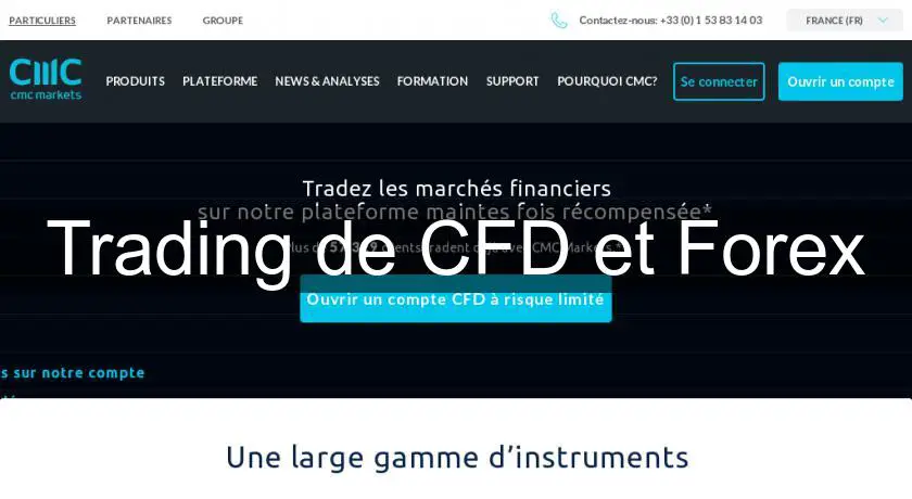Trading de CFD et Forex