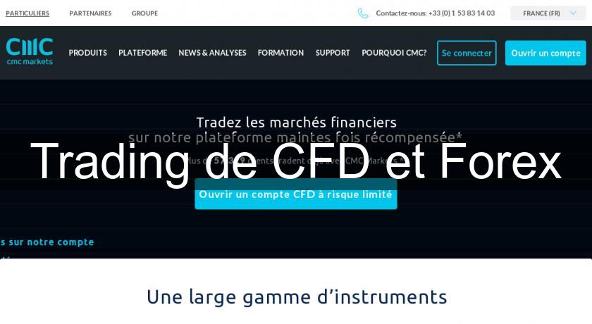 Trading de CFD et Forex Trading de CFD et Forex