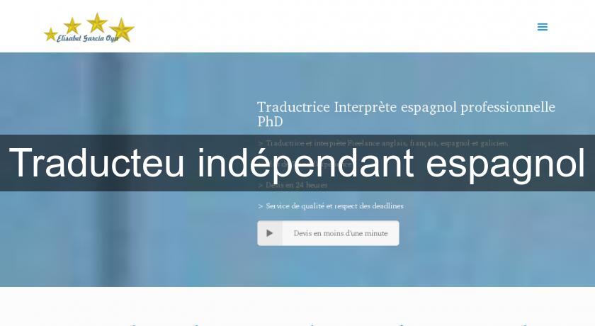 Traducteu indépendant espagnol Traducteu indépendant espagnol