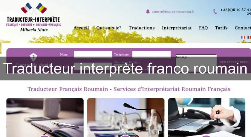 Traducteur interprète franco roumain