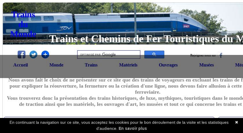 Trains et Chemins de Fer touristiques du Monde Trains et Chemins de Fer touristiques du Monde