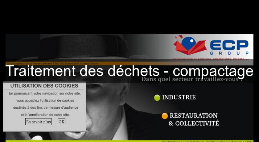 Traitement des déchets - compactage Traitement des déchets - compactage