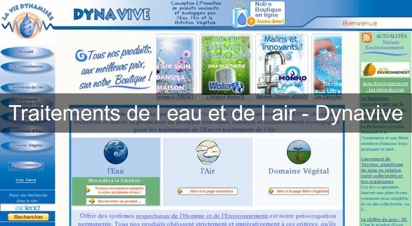 Traitements de l'eau et de l'air - Dynavive Traitements de l'eau et de l'air - Dynavive