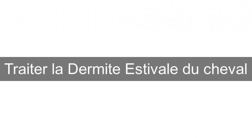 Traiter la Dermite Estivale du cheval Traiter la Dermite Estivale du cheval