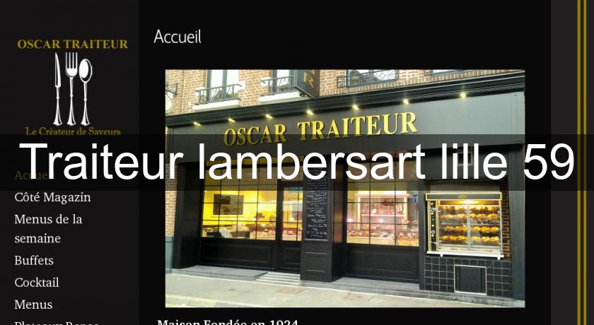 Traiteur lambersart lille 59