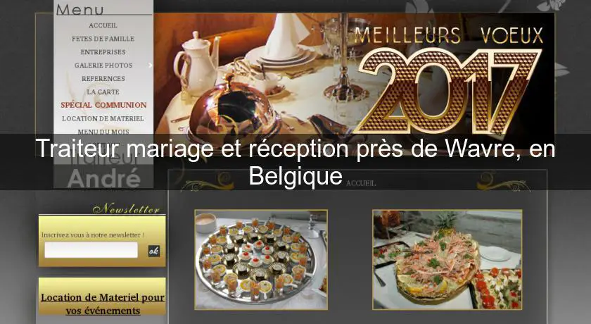 Traiteur mariage et réception près de Wavre, en Belgique