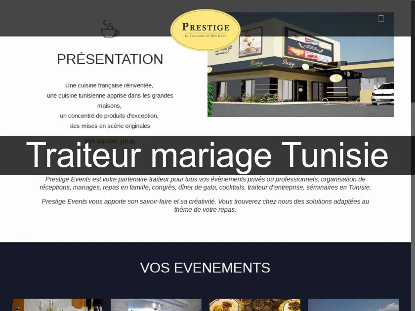 Traiteur mariage Tunisie