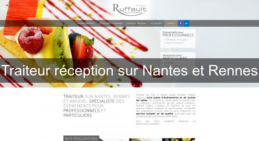 Traiteur réception sur Nantes et Rennes