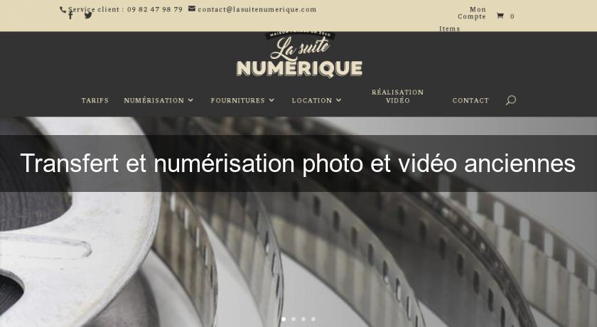 Transfert et numérisation photo et vidéo anciennes Transfert et numérisation photo et vidéo anciennes