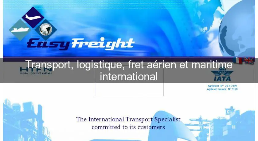 Transport, logistique, fret aérien et maritime international