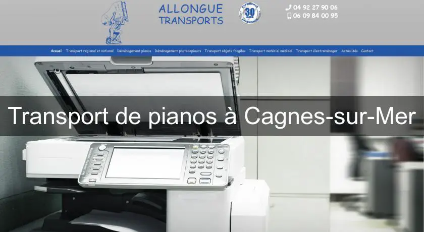 Transport de pianos à Cagnes-sur-Mer