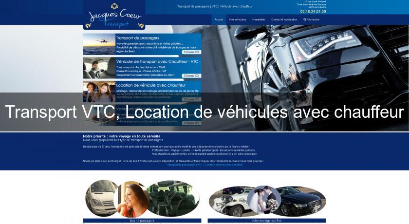 Transport VTC, Location de véhicules avec chauffeur Transport VTC, Location de véhicules avec chauffeur