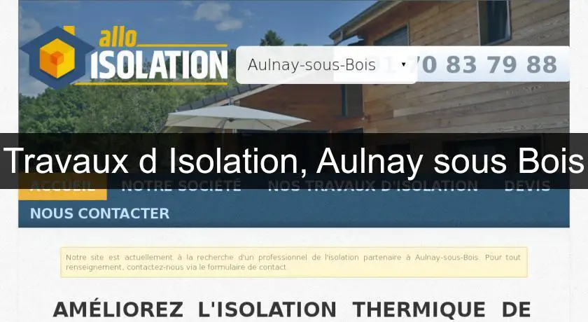 Travaux d'Isolation, Aulnay sous Bois