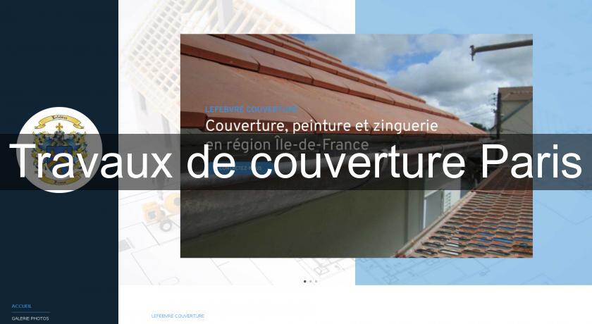 Travaux de couverture Paris